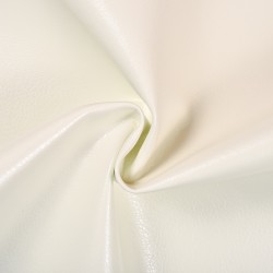Ткань Дерматин (Кожзам) для мебели, цвет Белый (на отрез)  в Магадане