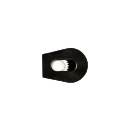 Зажим для шнура 4 мм KL  Чёрный + Белый (поштучно)  в Магадане