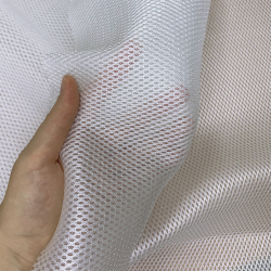 Сетка 3D трехслойная Air mesh 160 гр/м2, цвет Белый (на отрез)  в Магадане