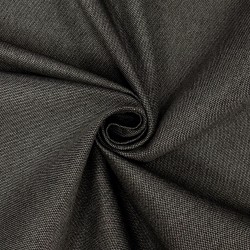 Ткань Рогожка (мебельная), цвет Тёмно-Серый (на отрез)  в Магадане