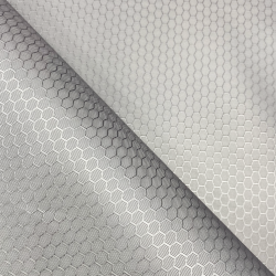 Ткань Оксфорд 300D PU Рип-Стоп СОТЫ, цвет Светло-Серый (на отрез)  в Магадане