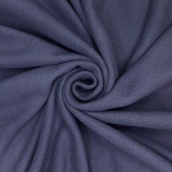 Ткань Флис Односторонний 130 гр/м2, цвет Темно-серый (на отрез)  в Магадане