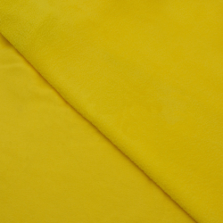 Флис Односторонний 180 гр/м2, Желтый (на отрез)  в Магадане