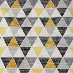 Интерьерная ткань Дак (DUCK), принт &quot;Малые Треугольники&quot; (на отрез)  в Магадане