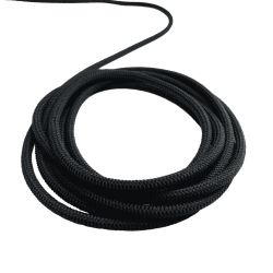 Шнур (Резинка) шляпный 7мм, цвет Чёрный (на отрез)  в Магадане