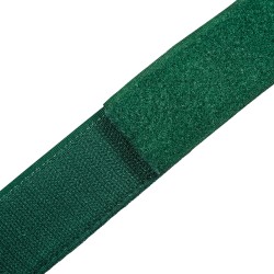 Контактная лента 40мм (38мм)  Зелёный (велькро-липучка, на отрез)  в Магадане