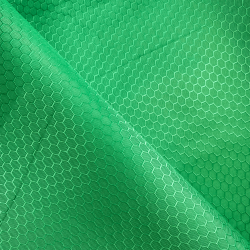 Ткань Оксфорд 300D PU Рип-Стоп СОТЫ, цвет Зелёный (на отрез)  в Магадане