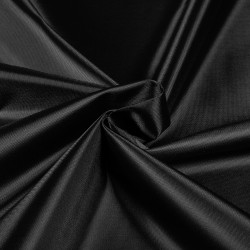 *Ткань Оксфорд 210D PU, цвет Черный (на отрез)  в Магадане