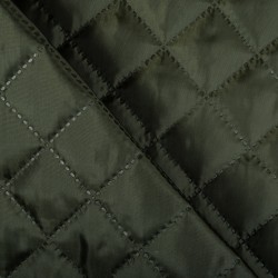 Стеганая подкладочная ткань с синтепоном (100гр/м2),  Хаки   в Магадане